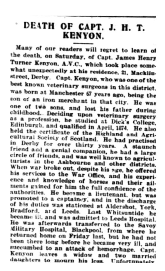 The Ashbourne News, 4 October 1918